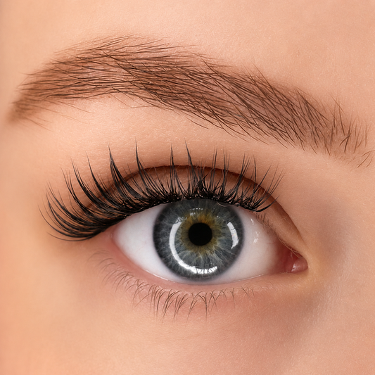 Press-on Easy Lashes Wispie Hybrid D-curl
