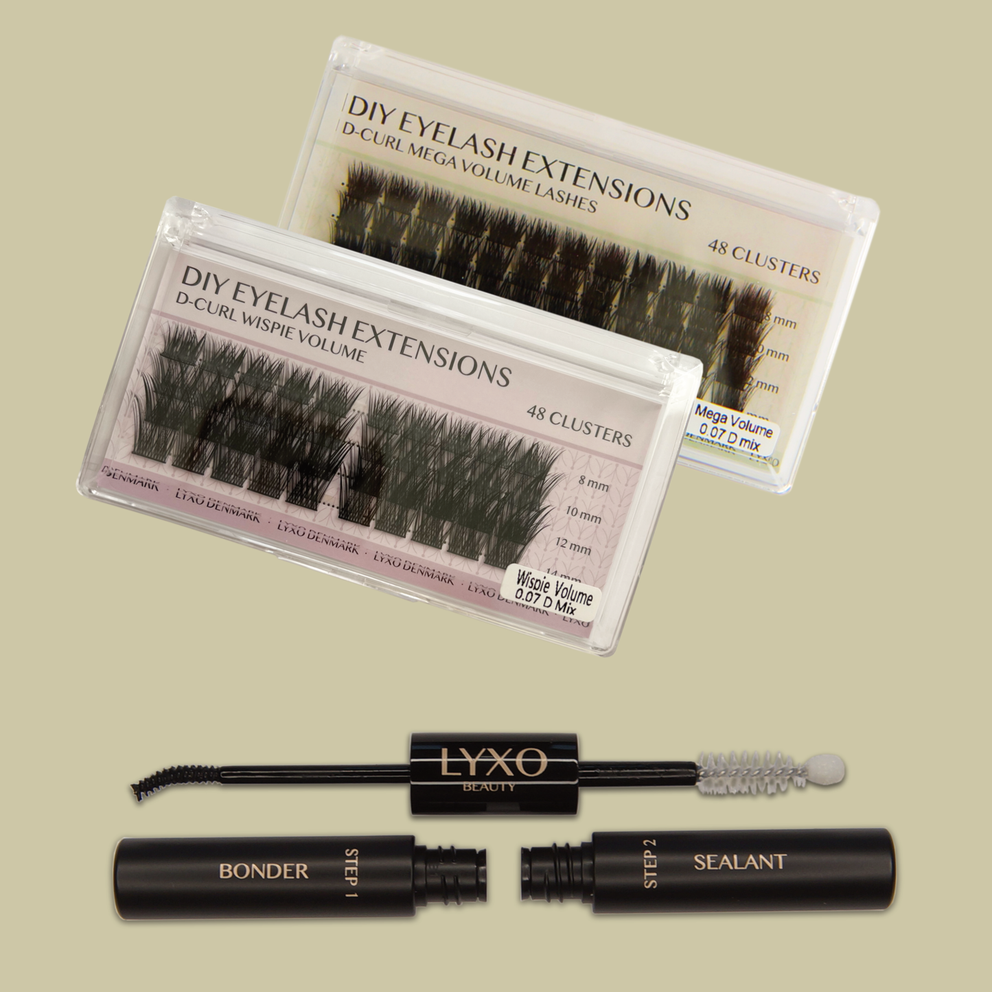 DIY Eyelash Extensions VALUE PACK (black glue)
