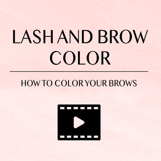 Eyebrow coloring FREE VIDEO