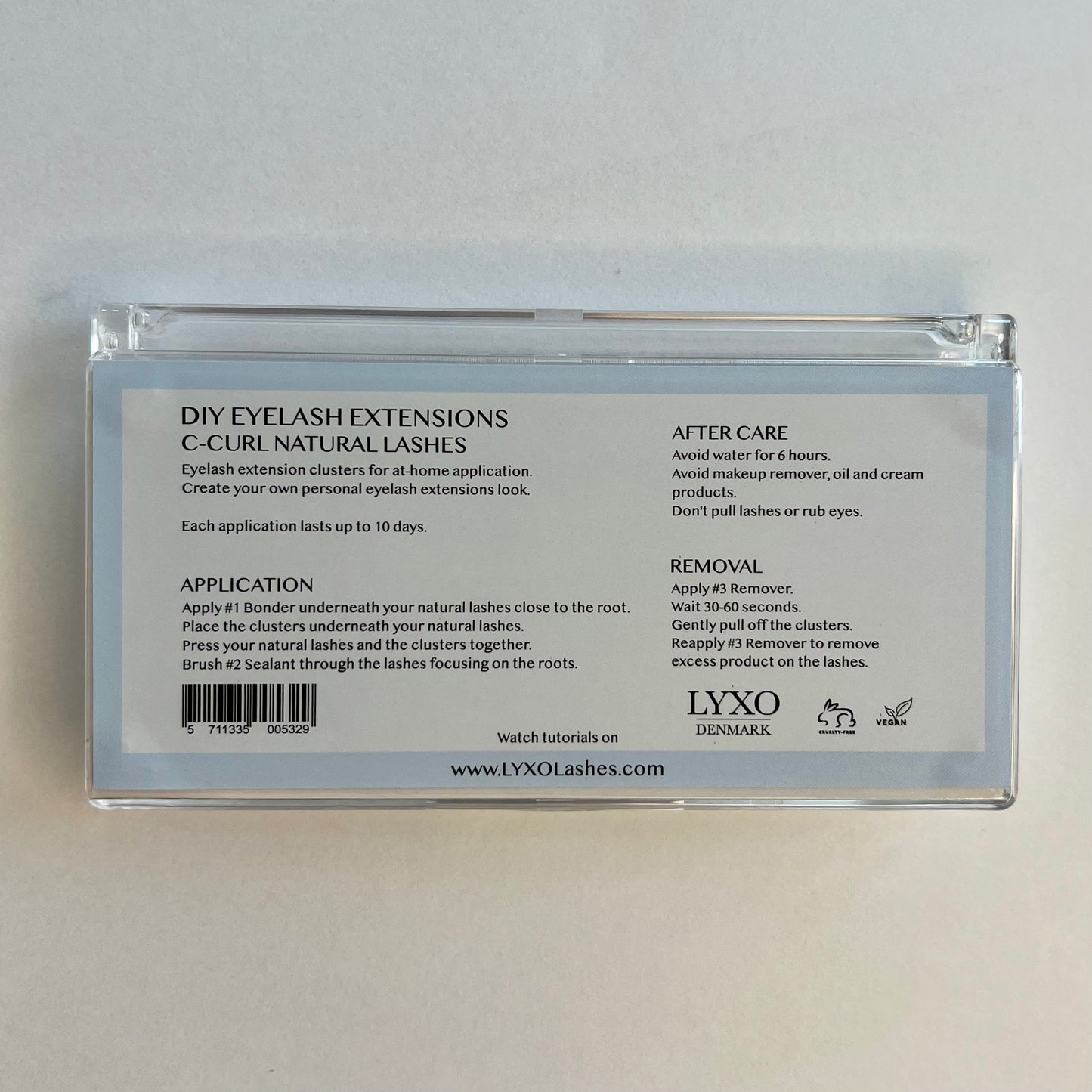 Natural C-curl Clusters/Lashes