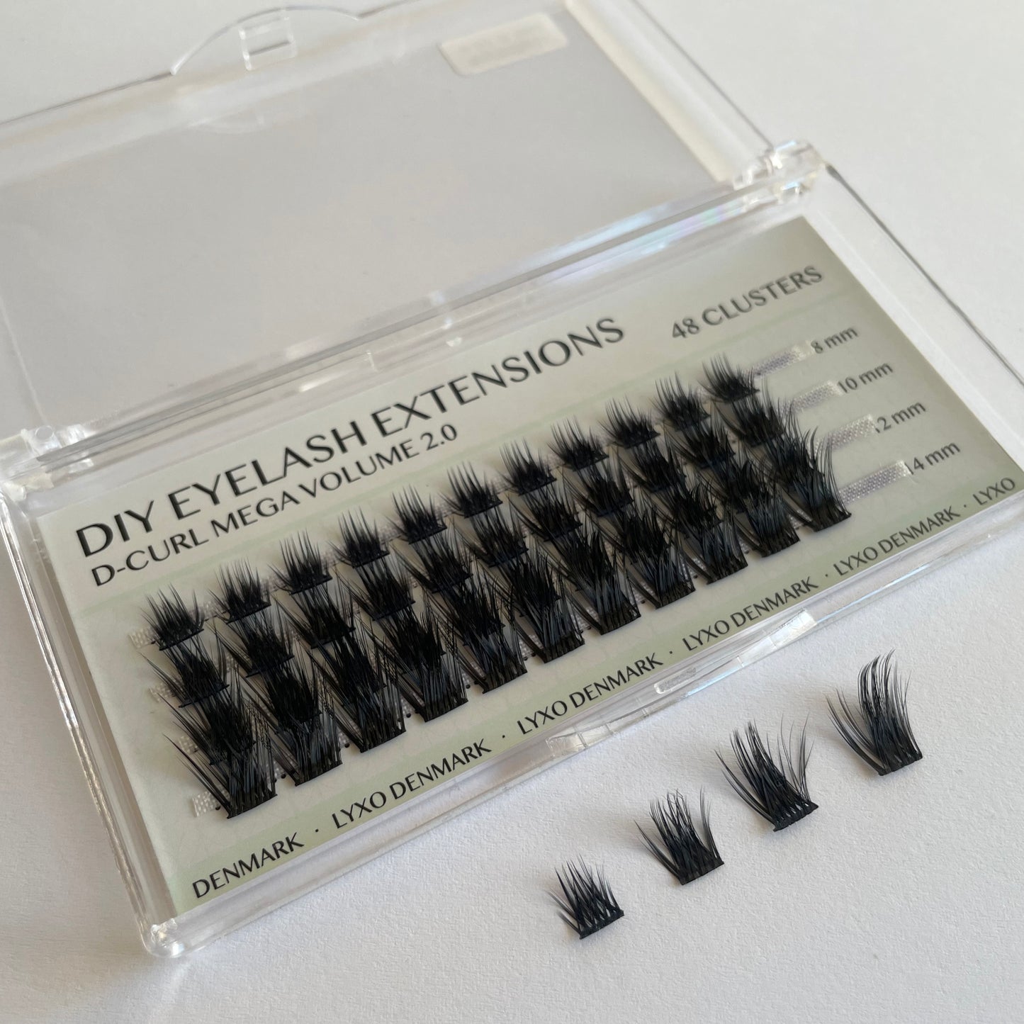 2. SORT Mega Volume D-curl Clusters/Lashes