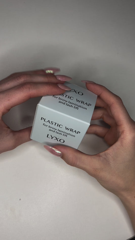 Plastic wrap for brow lamination & lash lift