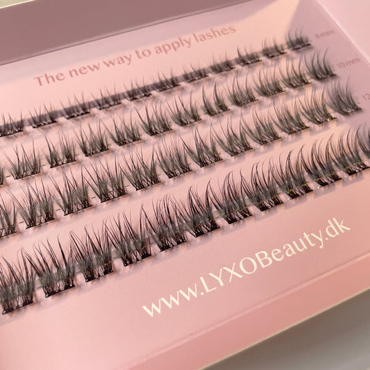 Press-on Easy Lashes Wispie Hybrid D-curl
