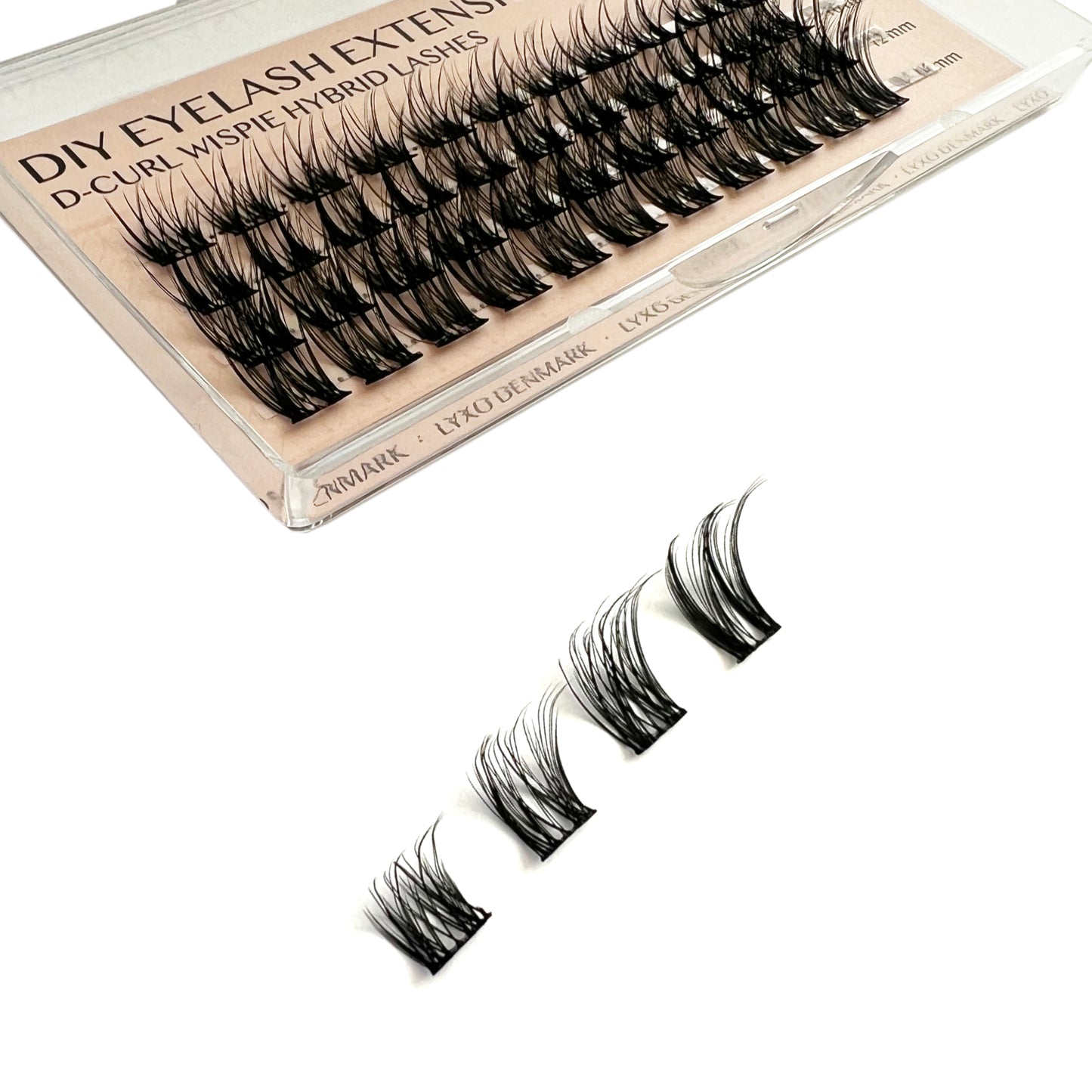 Wispie Hybrid D-curl Clusters/Lashes