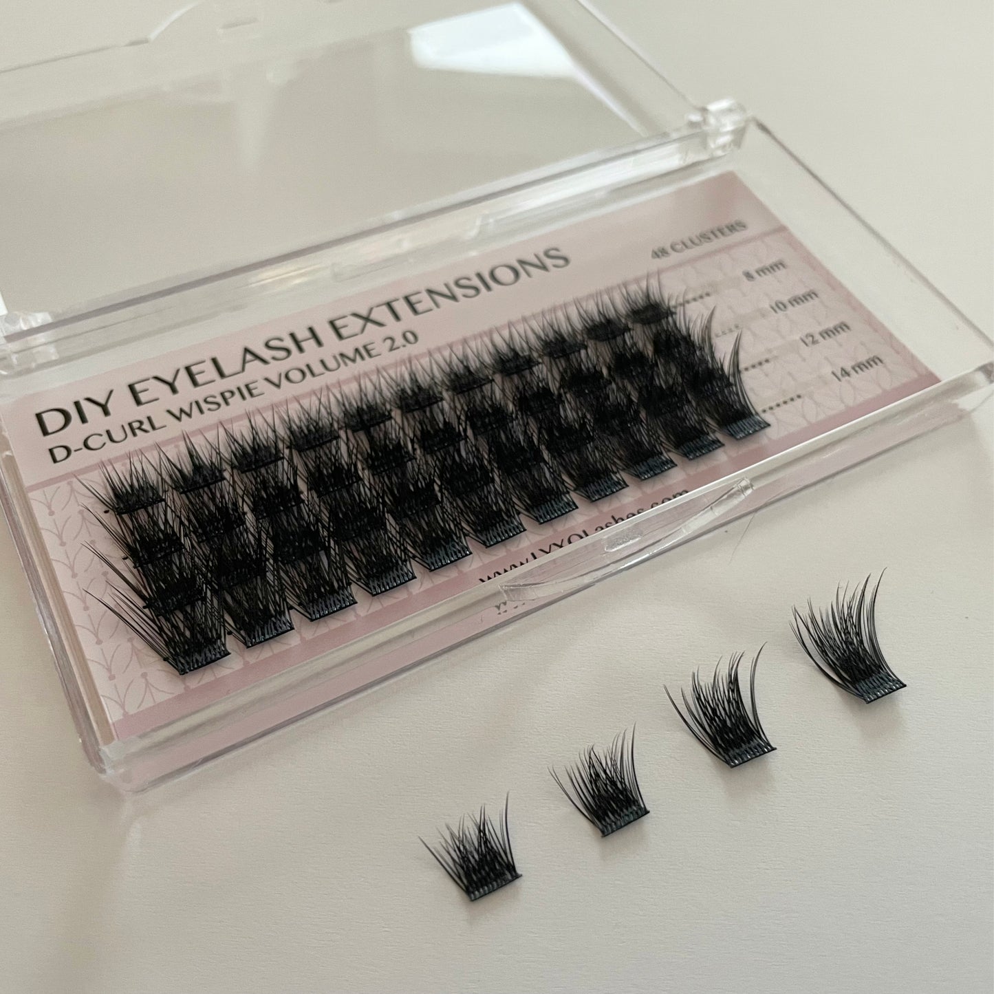 Wispie Volume D-curl 2.0 Clusters/Lashes