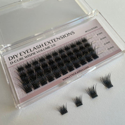 Wispie Volume D-curl 2.0 Clusters/Lashes