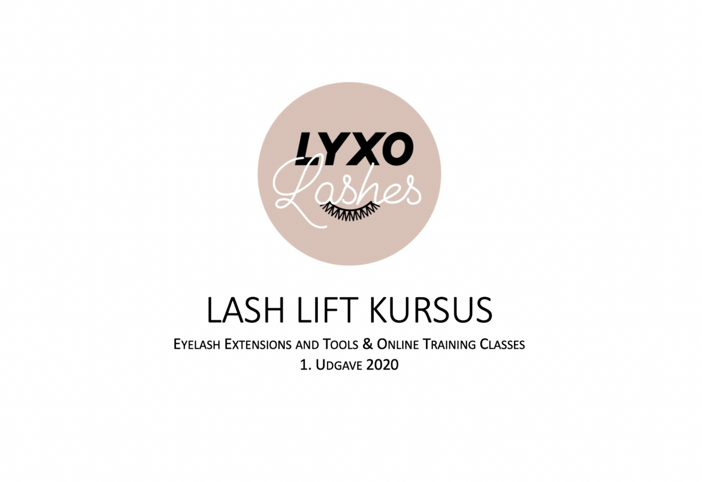 Lash Lift Course (ONLINE)