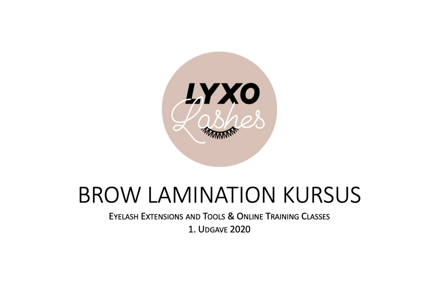 Brow Lamination Course (ONLINE)