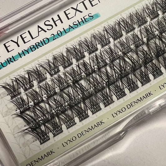 2. SORTING Hybrid C-curl 2.0 Clusters/Lashes