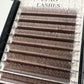 BROWN YY 2D Eyelash Extensions