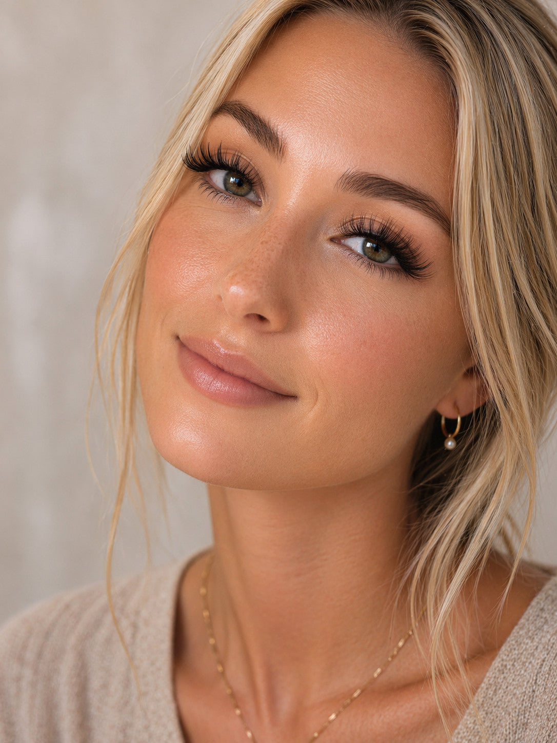 Press-on Easy Lashes Wispie Hybrid D-curl