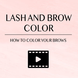 Eyebrow coloring FREE VIDEO