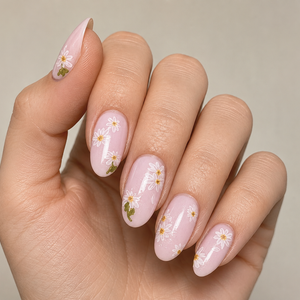 Prästkragar Nagelklistermärken