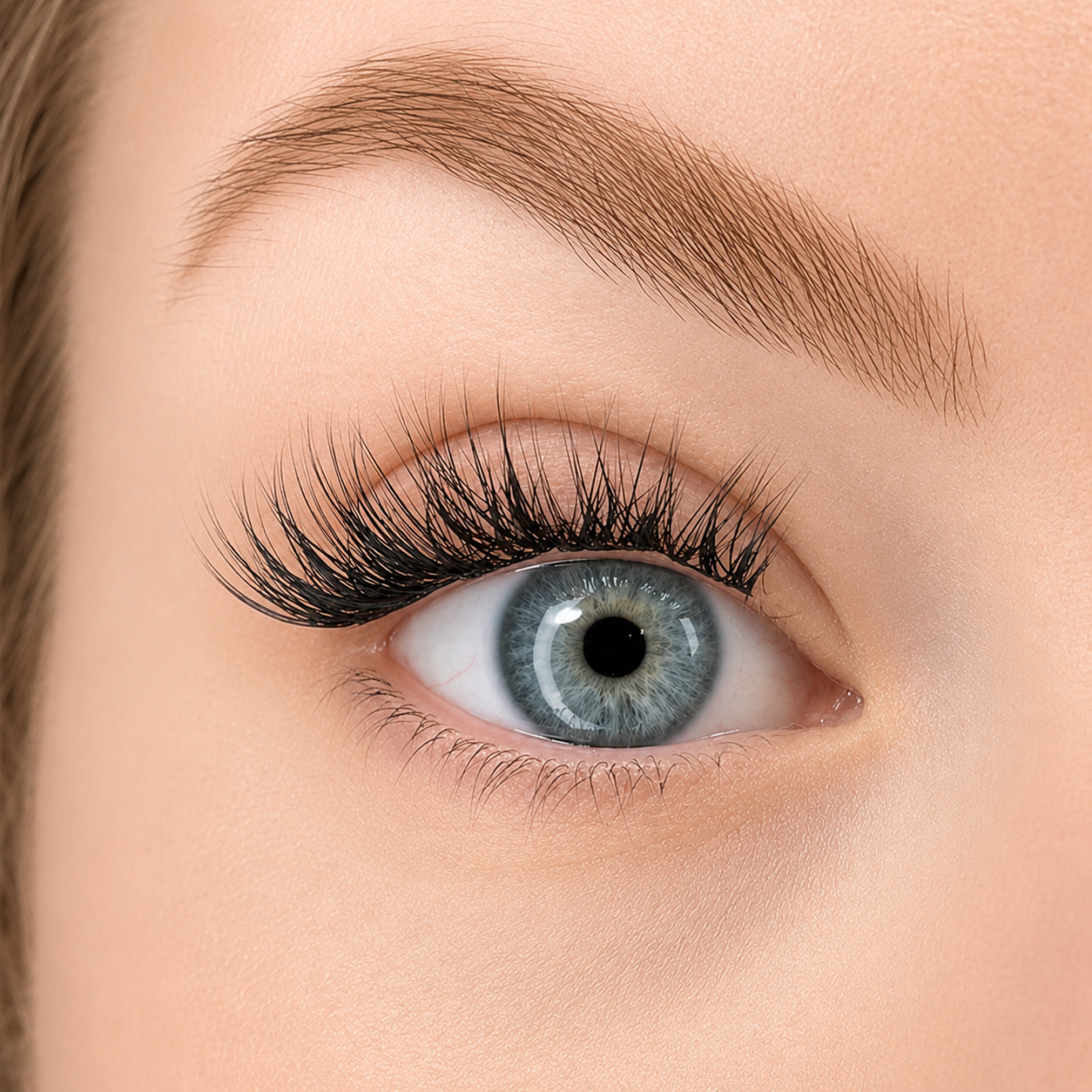 Natural C-curl Clusters/Lashes